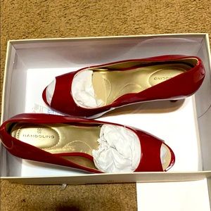 Red Bandolino heels